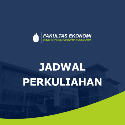 PENGUMUMAN : Jadwal Kuliah Kelas 33F Prodi Akuntansi dan Manajemen