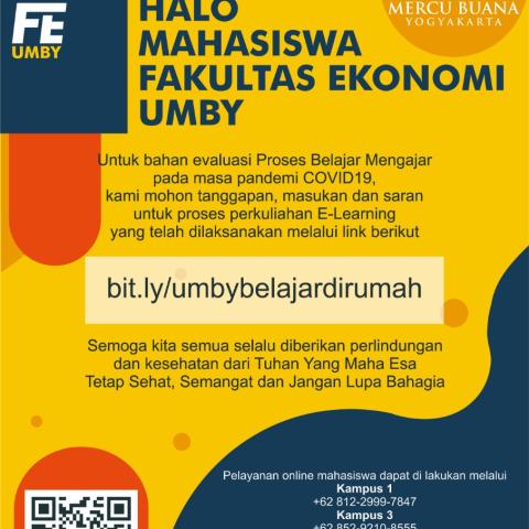 EVALUASI PBM FE-UMBY PADA MASA PANDEMI COVID-19