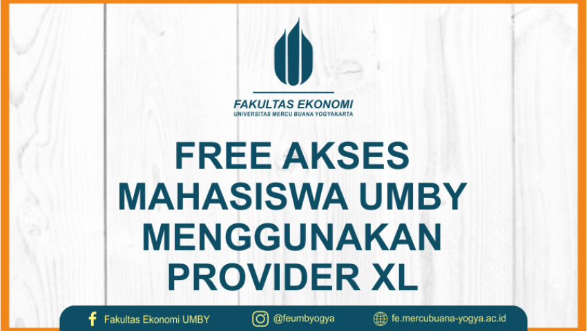 Pengumuman Free Akses Mahasiswa UMBY Menggunakan Provider XL