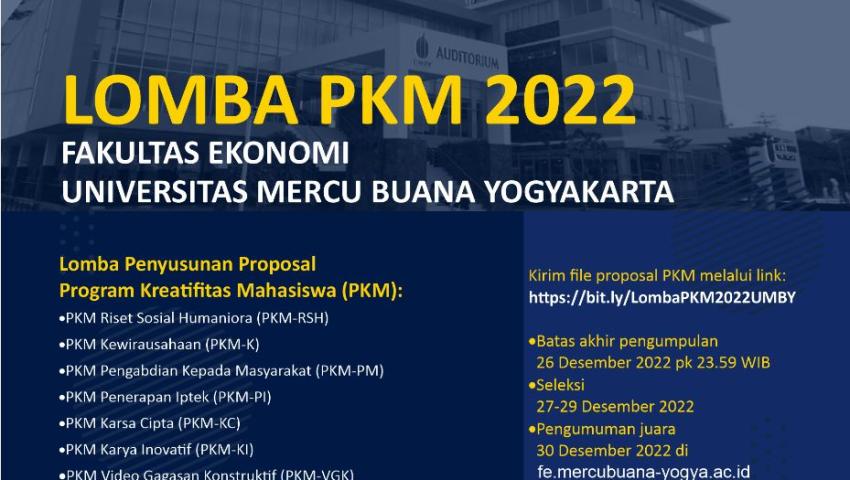 Lomba Penyusunan Proposal Program Kreatifitas Mahasiswa (PKM):