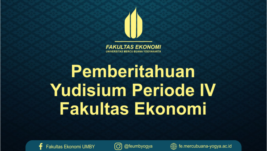 Pemberitahuan Yusisium IV Fakultas Ekonomi