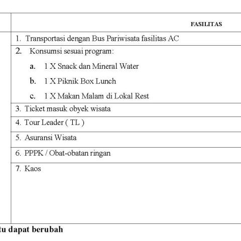 PENGUMUMAN STUDY EKSKURSI (PENGGANTIAN DESTINASI) PROGRAM STUDI MANAJEMEN SEMESTER GASAL 2022/2023