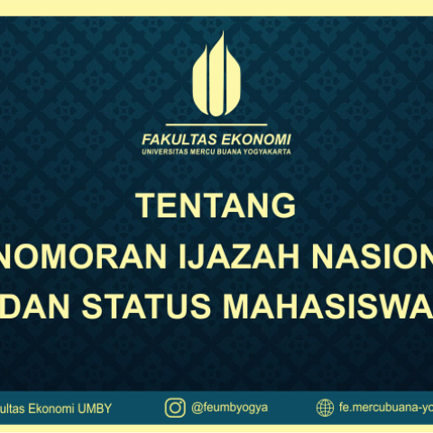 SK REKTOR TENTANG PENOMORAN IJAZAH NASIONAL DAN STATUS MAHASISWA