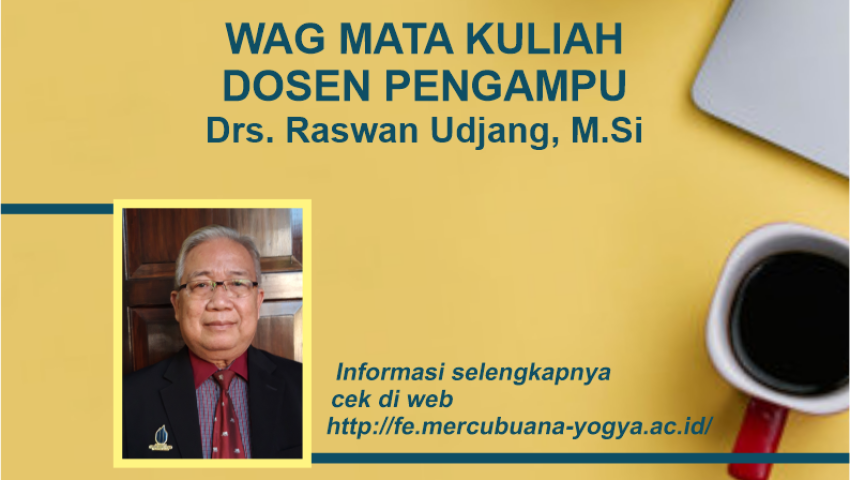 WAG MATA KULIAH DOSEN PENGAMPU Drs. Raswan Udjang, M.Si