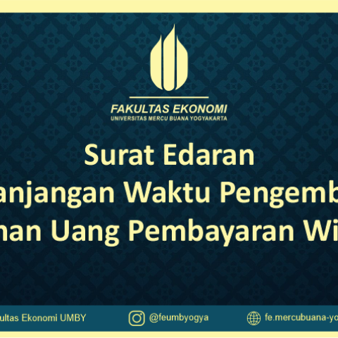 Surat Edaran Perpanjangan Waktu Pengembalian Lebihan Uang Pembayaran Wisuda