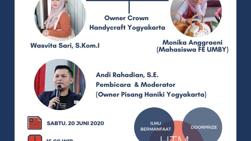 SEMINAR ONLINE "Berpenghasilan di Tengah Pandemi