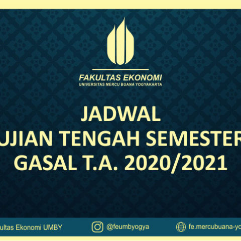 JADWAL UJIAN TENGAH SEMESTER GASAL T.A. 2020/2021