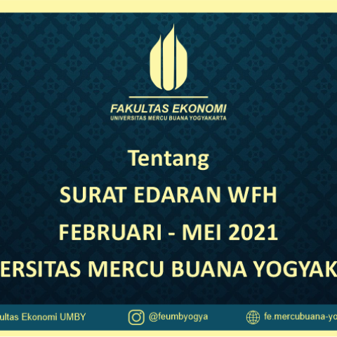 SURAT EDARAN WFH FEBRUARI - MEI 2021 UNIVERSITAS MERCU BUANA YOGYAKARTA