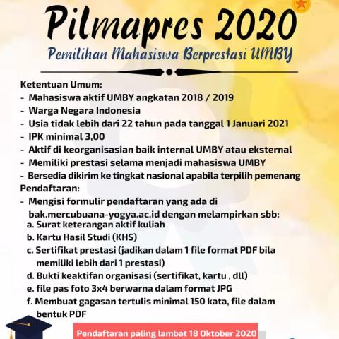 PEMILIHAN MAHASISWA BERPRESTASI UMBY