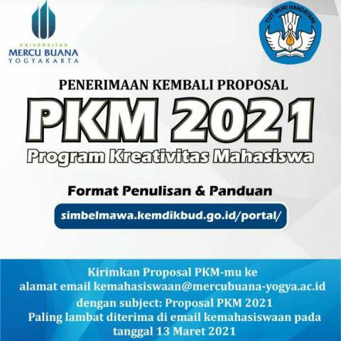 PROGRAM KREATIVITAS MAHASISWA (PKM) 2021