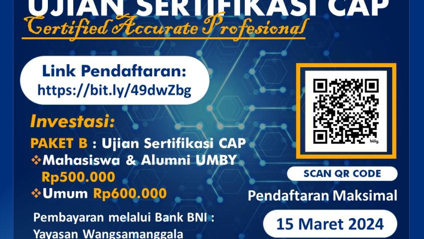 PENDAFTARAN UJIAN SERTIFIKASI CAP