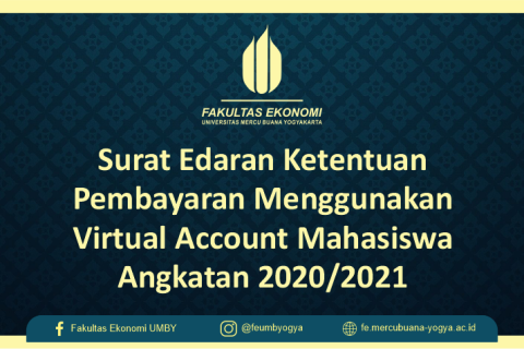 Surat Edaran Ketentuan pembayaran Menggunakan virtual account